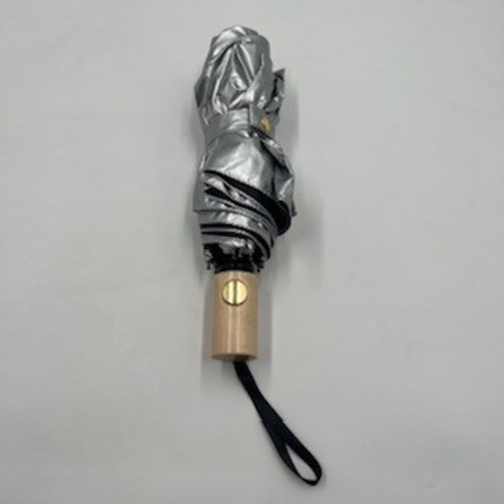 G4Free UV Protection Travel Umbrella UPF 50+ Silver Sun Parasol 38.5"